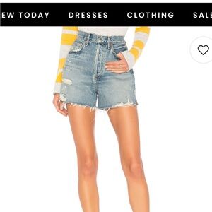 Agolde denim shorts! Dee RICCOCHET